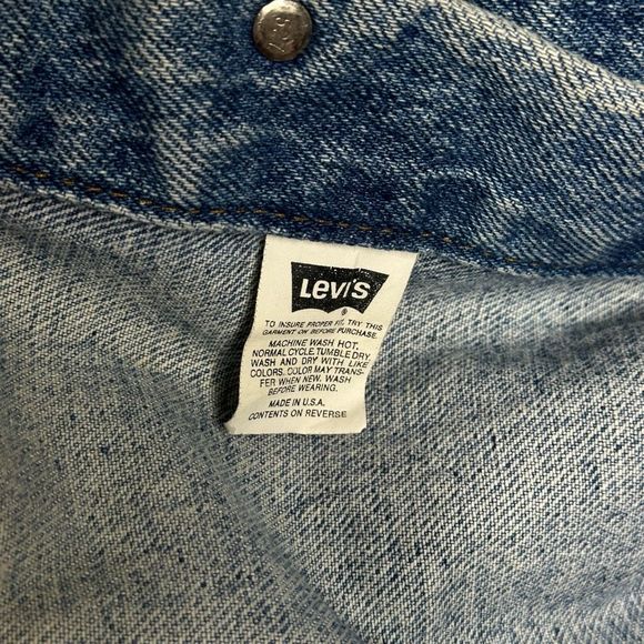 Vintage 90s Levi’s Trucker Jacket Made In USA Large - Picture 8 of 8